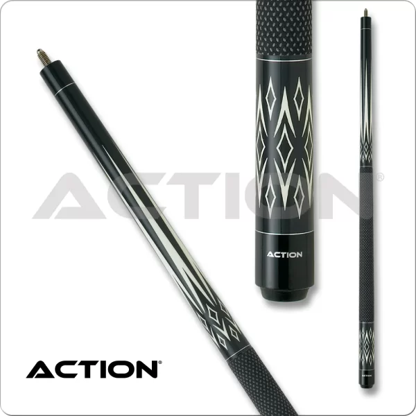 Action BW15 Black White Series Cue